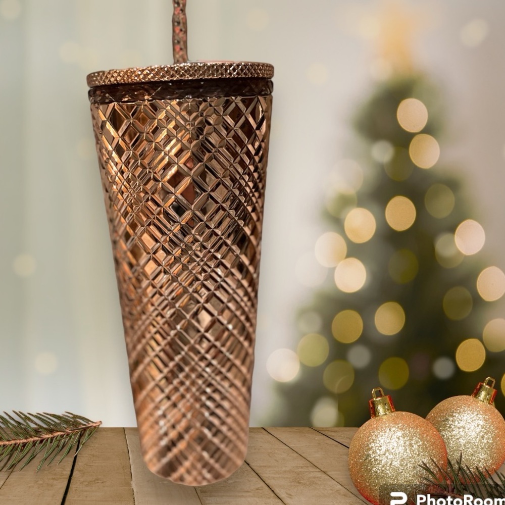 Starbucks Rose Gold Holiday Tumbler - Picture 4 of 6